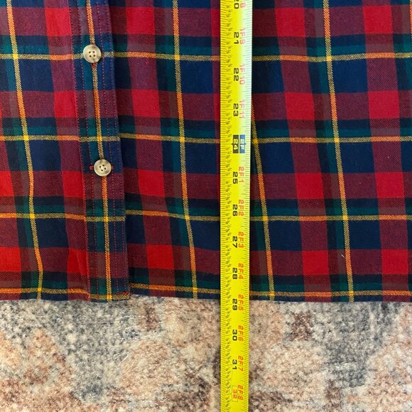 Duluth Trading Co Women's L/S Red Plaid Free Swinging Flannel Shirt Top: XXL/2XL - Picture 9 of 9